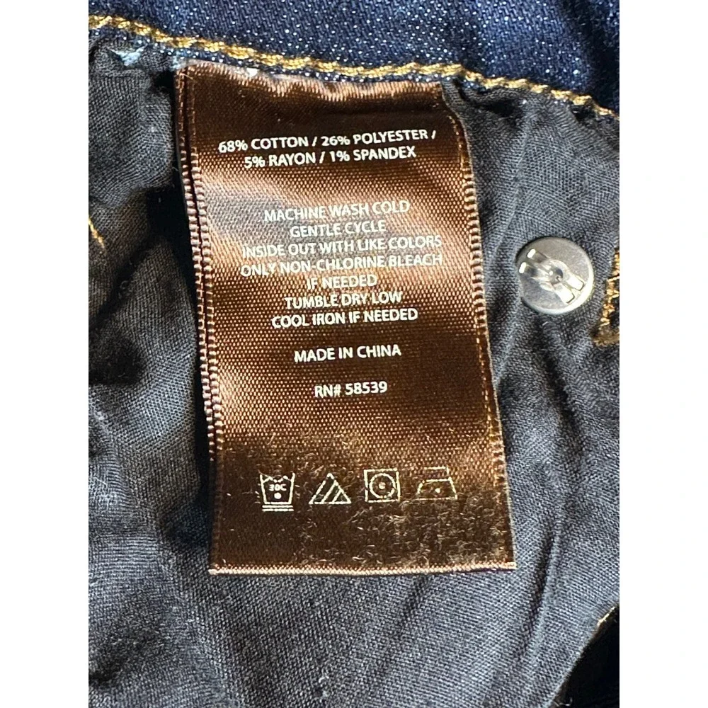 Kut from the Kloth Katy Boyfriend Jeans Dark Wash Blue Denim Size 4 - 125